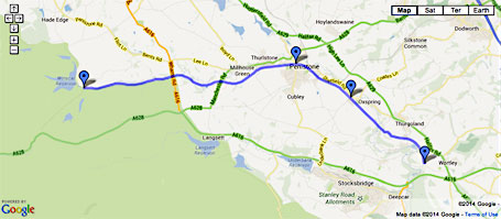 Trans-Pennine Trail - Dunford Bridge to Wortley via Penistone